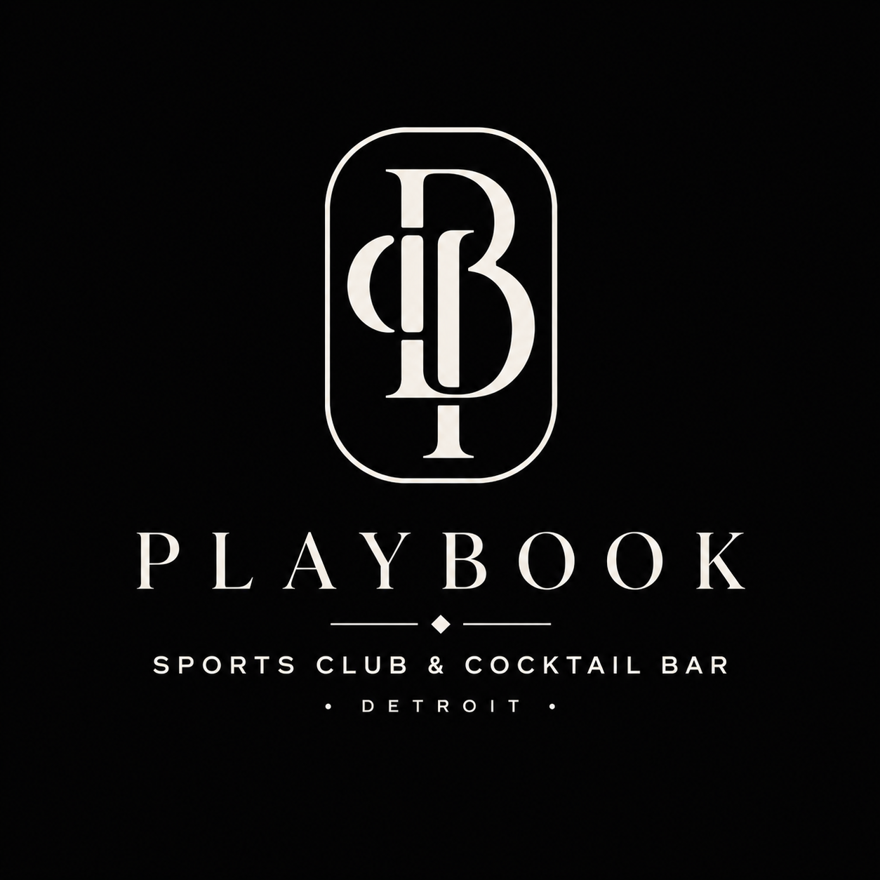 Playbook Sports Club & Cocktail Bar Detroit logo